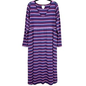 The Nines By Hatch Pullover Long Sleeve Maternity Dress Womens XXL Multicolor